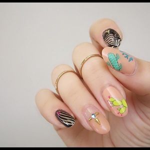 Scratch Nail Wraps in Desert Dreams